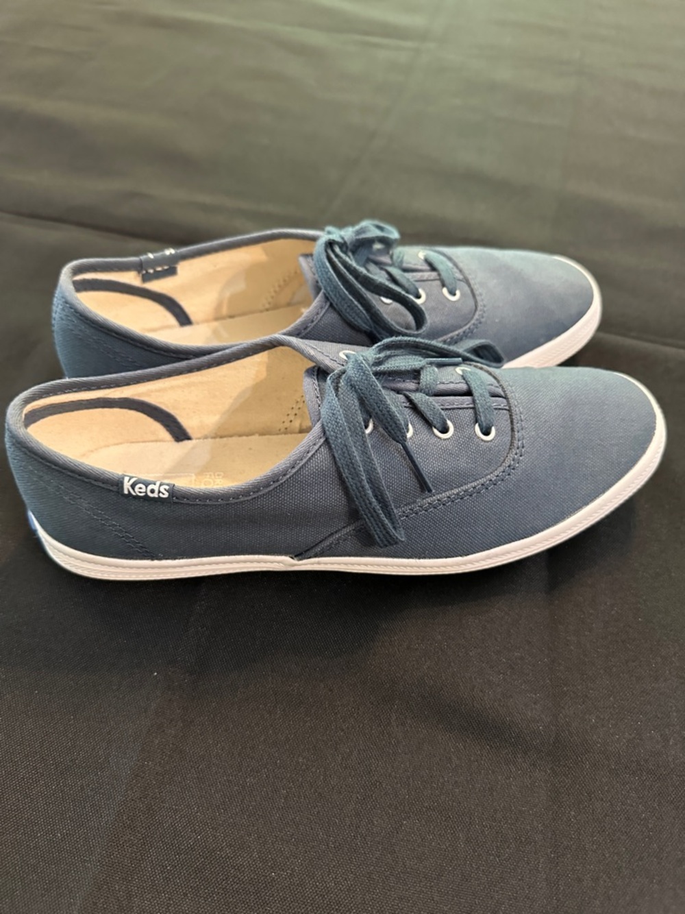 Keds Sneakers - Teal Canvas Lace-Up Size 6